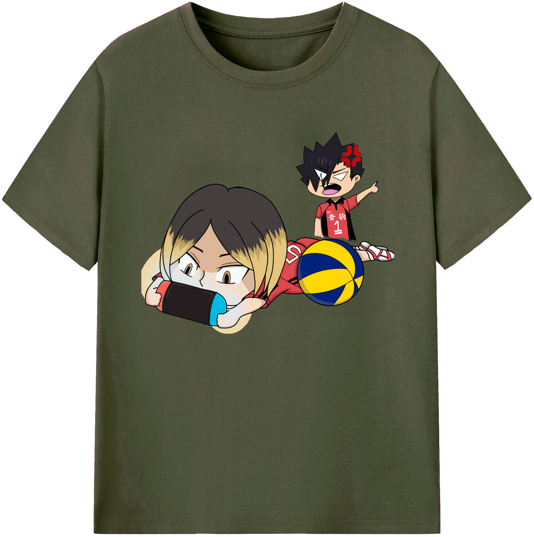 （画像用） ハイキュー!! Haikyu!! 綿100％ メンズ半袖Tシャツ｜肌触りやわらか＆通気性